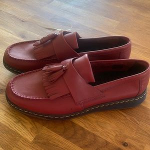 Dr. Martens Edison Cherry Red Tassel Loafer, M 12